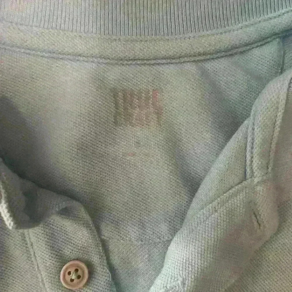 Men's Light Blue Polo Style Short Sleeve Shirt Size Small - True Craft - Picture 2 of 9